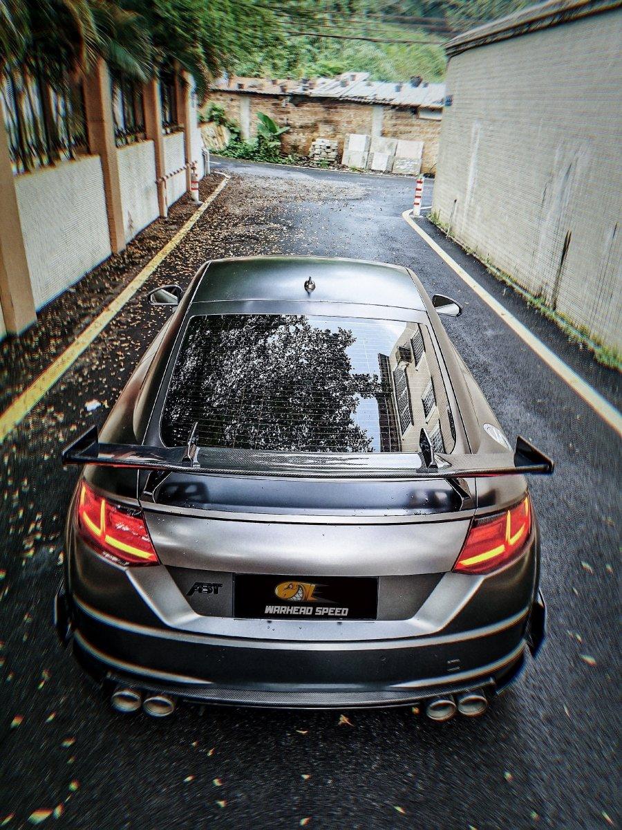 Carbon Fiber Rear Diffuser & Side Blades for Audi Excellence ...