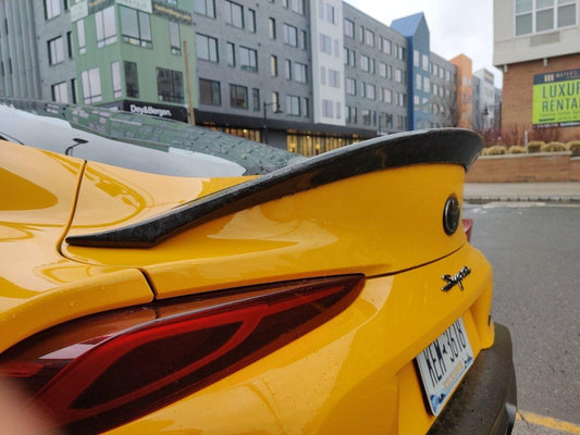 Aero Republic Carbon Fiber Rear Ducktail Spoiler AG Style For Toyota Supra A90 GR - Performance SpeedShop