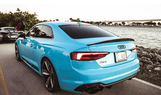 Aero Republic Carbon Fiber Rear Spoiler CS Style for Audi A5 S5 RS5 B9 B9.5 2017-ON - Performance SpeedShop