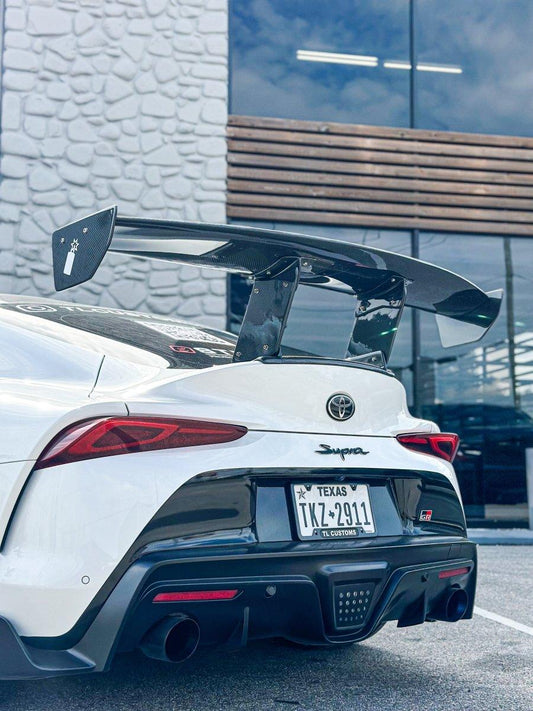 Aero Republic Carbon Fiber Rear Spoiler Wing VRS Style For Toyota Supra A90 GR - Performance SpeedShop