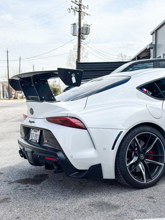 Aero Republic Carbon Fiber Rear Spoiler Wing VRS Style For Toyota Supra A90 GR - Performance SpeedShop