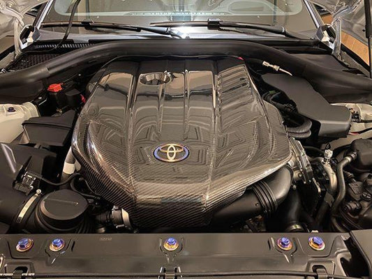 Aero Republic Carbon Fiber Toyota Supra A90 / Z4 G29 Engine Cover - Performance SpeedShop