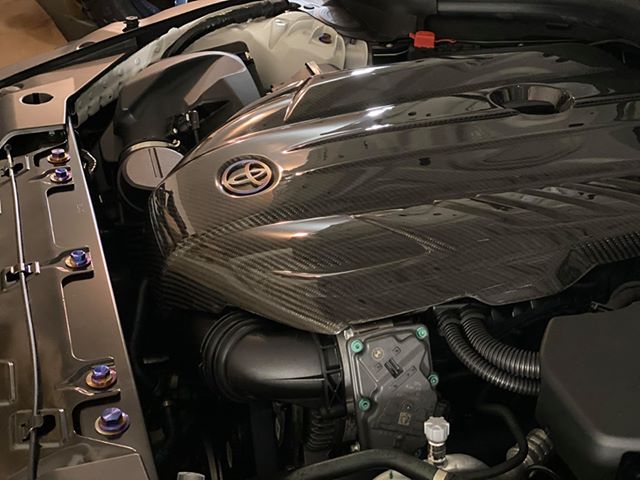 Aero Republic Carbon Fiber Toyota Supra A90 / Z4 G29 Engine Cover - Performance SpeedShop
