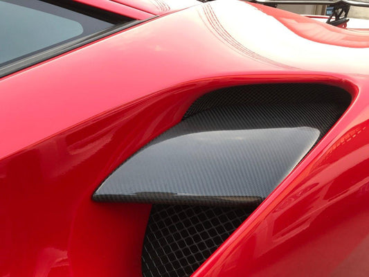 Aero Republic Ferrari 488 Carbon Fiber Side Vents Replacement - Performance SpeedShop