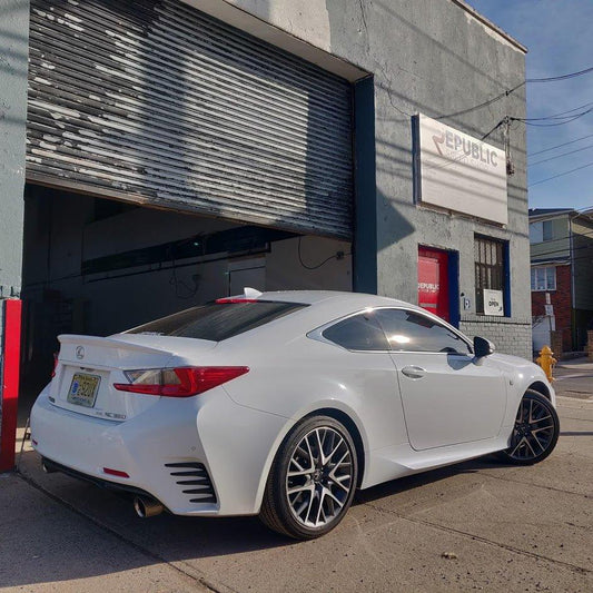 Aero Republic Lexus RC350 RC200 RCF Carbon Arch Guards Mud Flaps - Performance SpeedShop