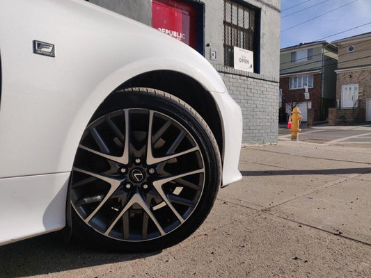 Aero Republic Lexus RC350 RC200 RCF Carbon Arch Guards Mud Flaps - Performance SpeedShop