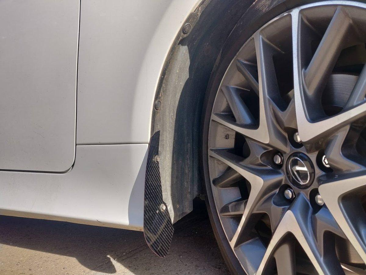 Protective Carbon Mud Flaps for Lexus RC350 | Aero Republic ...