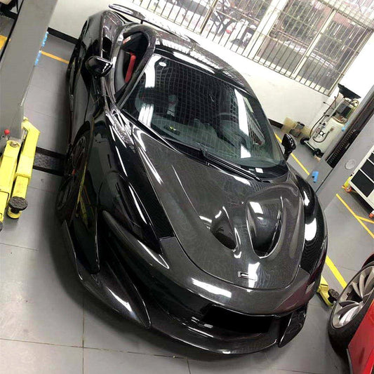 Aero Republic McLaren 540C 570S 570GT 600LT Carbon Fiber P1 Style Hood - Performance SpeedShop