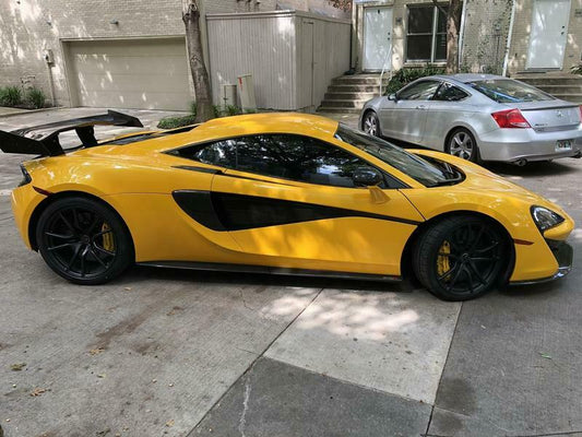 Aero Republic McLaren 540C 570S 570GT 600LT Carbon Fiber Rear Spoiler GT4 Style - Performance SpeedShop