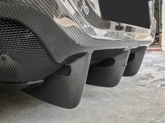 Aero Republic McLaren 540C 570S 570GT Carbon Fiber MSO Diffuser Upgrade to 600LT conversion kit - Performance SpeedShop