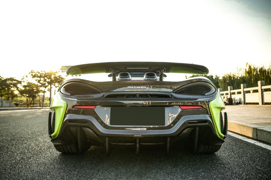 Aero Republic McLaren 540C 570S 570GT Carbon Fiber MSO Diffuser Upgrade to 600LT conversion kit - Performance SpeedShop