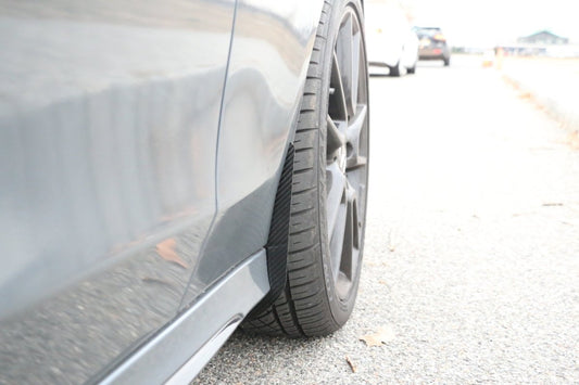 Aero Republic Mercedes Benz C43 C63 AMG Carbon Fiber Arch Guards Mud Flaps Front & Rear Package - Performance SpeedShop