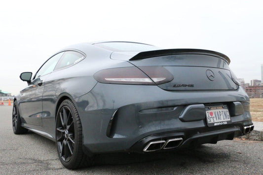 Aero Republic Mercedes Benz C43 C63 AMG Carbon Fiber Arch Guards Mud Flaps Front & Rear Package - Performance SpeedShop