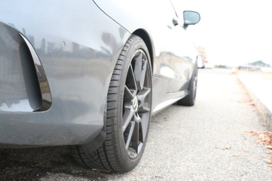 Aero Republic Mercedes Benz C43 C63 AMG Carbon Fiber Arch Guards Mud Flaps Front & Rear Package - Performance SpeedShop