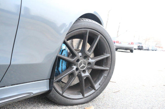 Aero Republic Mercedes Benz C43 C63 AMG Carbon Fiber Arch Guards Mud Flaps Front & Rear Package - Performance SpeedShop