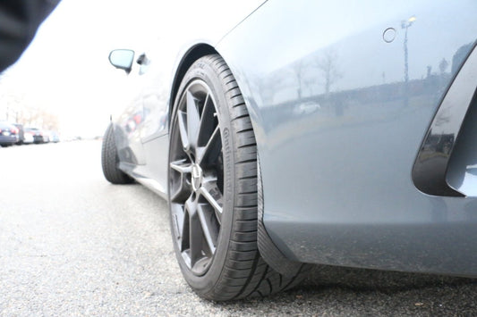 Aero Republic Mercedes Benz C43 C63 AMG Carbon Fiber Arch Guards Mud Flaps Front & Rear Package - Performance SpeedShop