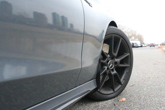 Aero Republic Mercedes Benz C43 C63 AMG Carbon Fiber Arch Guards Mud Flaps Front & Rear Package - Performance SpeedShop