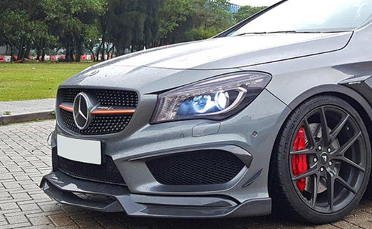 Aero Republic Mercedes Benz CLA-Class CLA45 2014-2016 C117 R1 Carbon Fiber Front Splitter - Performance SpeedShop