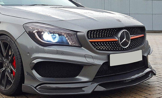 Aero Republic Mercedes Benz CLA-Class CLA45 2014-2016 C117 R1 Carbon Fiber Front Splitter - Performance SpeedShop