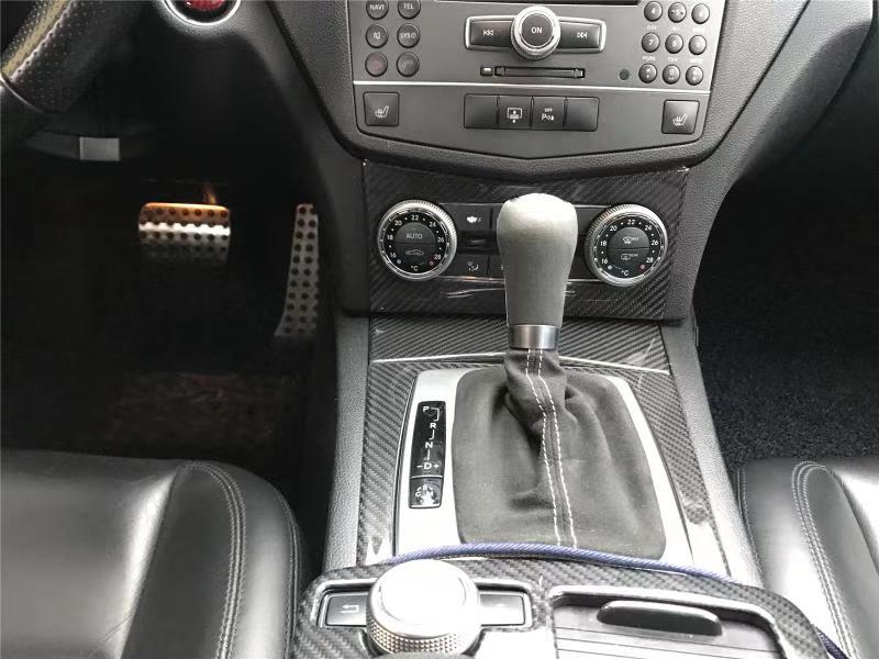 Aero Republic Mercedes Benz W204 C63 Carbon Fiber Interior Trim Set Stick On / Replacement - Performance SpeedShop