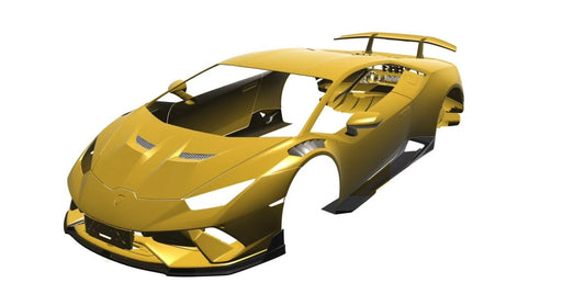Aero Republic Performante Style Carbon Front Bumper For Lamborghini Huracan LP580 LP610 - Performance SpeedShop