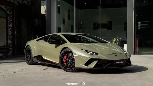 Aero Republic Performante Style Carbon Front Bumper For Lamborghini Huracan LP580 LP610 - Performance SpeedShop