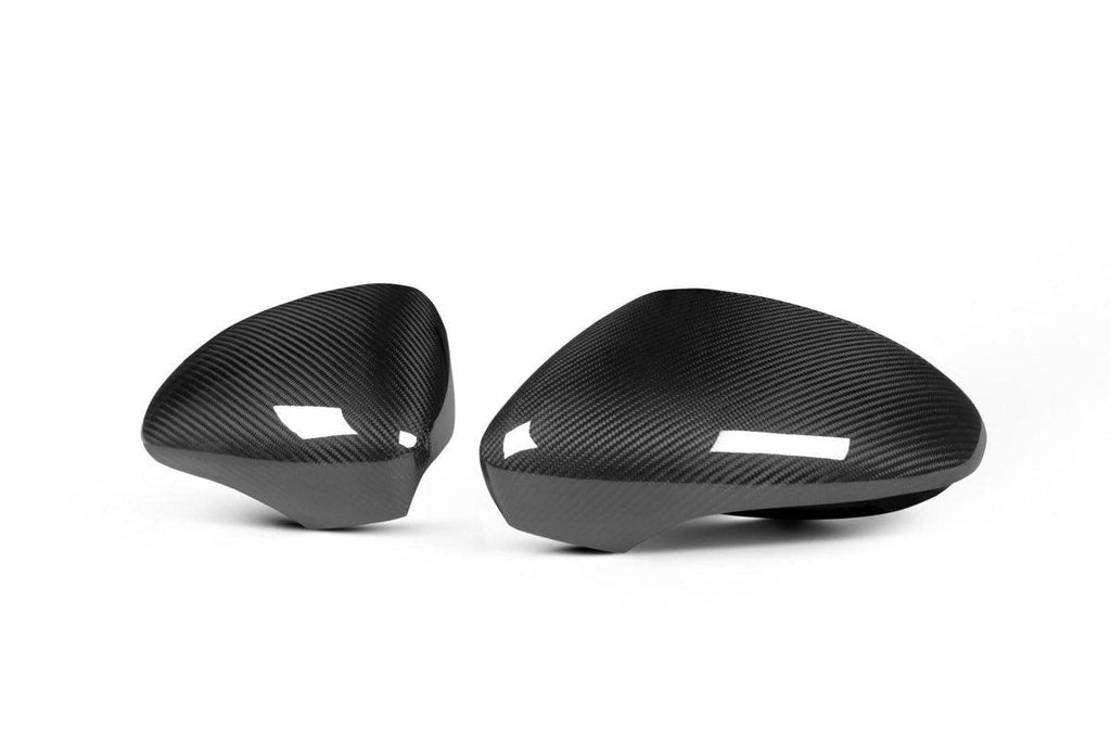 Aero Republic Pre-preg Carbon Fiber Mirror Caps Replacement for Porsche Panamera 971 - Performance SpeedShop