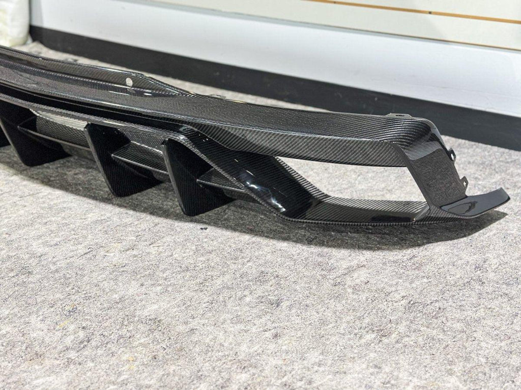 Carbon fiber rear diffuser AD style for Corvette C8 – Performance SpeedShop