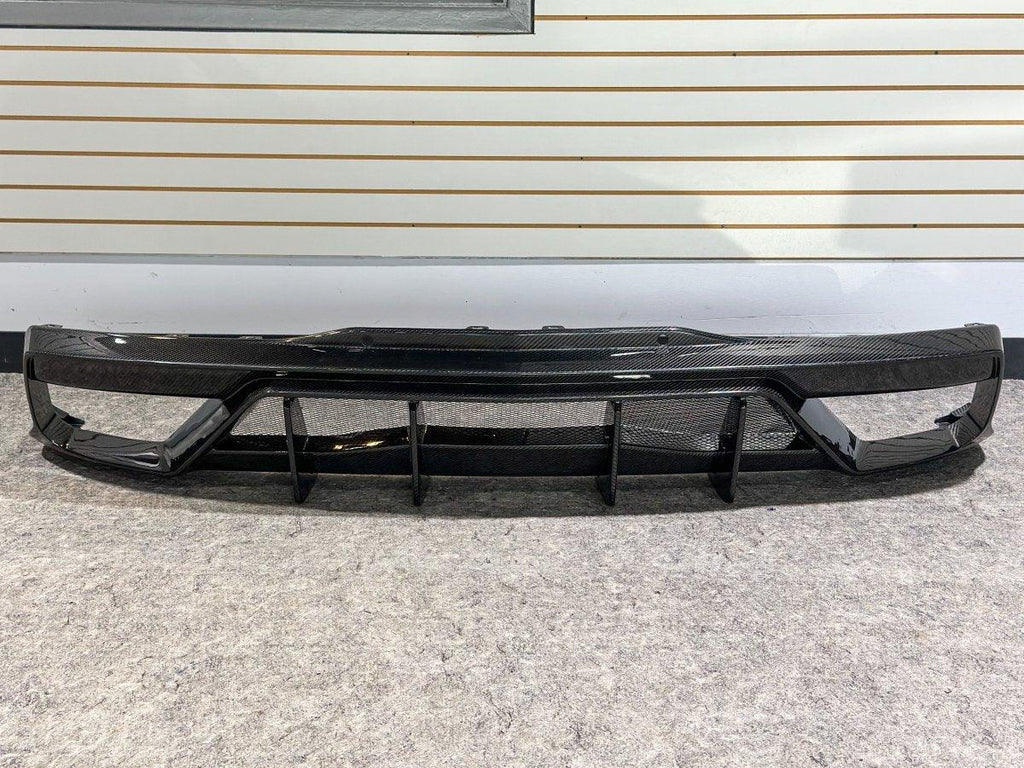Carbon fiber rear diffuser AD style for Corvette C8 – Performance SpeedShop