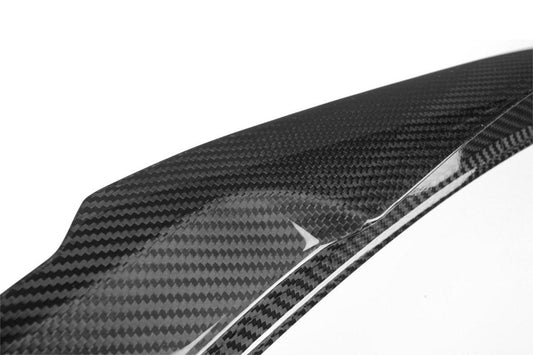 Audi RS5 S5 A5 B9 2017 2018 2019 2020 2021 2022 2023 2024 with Aftermarket Parts - M4 Style Rear Lip Spoiler Pre-preg Carbon Fiber from Aero Republic