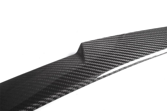 Audi RS5 S5 A5 B9 2017 2018 2019 2020 2021 2022 2023 2024 with Aftermarket Parts - M4 Style Rear Lip Spoiler Pre-preg Carbon Fiber from Aero Republic