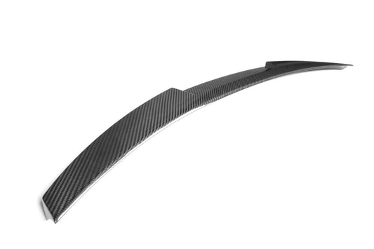 Audi S6 A6 C8 2019 2020 2021 2022 2023 2024 with Aftermarket Parts - M4 Style Rear Lip Spoiler Pre-preg Carbon Fiber from Aero Republic