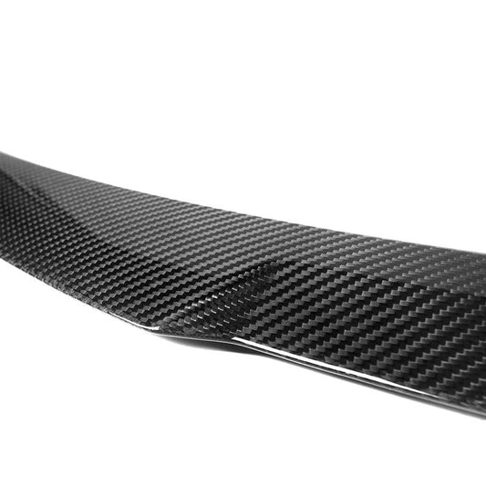 Audi S3 A3 8V 2014 2015 2016 2017 2018 2019 2020 with Aftermarket Parts - M4 Style Rear Lip Spoiler Pre-preg Carbon Fiber from Aero Republic