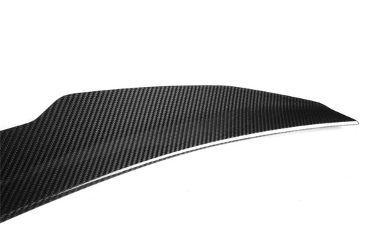 Audi S4 A4 B9  2018 2019 2020 2021 2022 2023 2024 with Aftermarket Parts - PSM Style Rear Lip Spoiler Pre-preg Carbon Fiber from Aero Republic