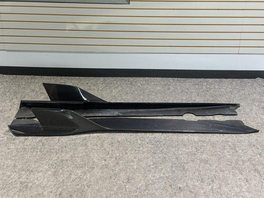 Aero Republic Pre-preg Carbon Fiber Side Skirts AD Style for Corvette C8 2020-ON - Performance SpeedShop