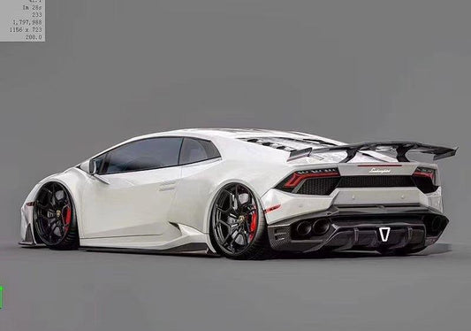 Aero Republic SD Style Carbon Fiber Rear Bumper & Diffuser For Lamborghini Huracan LP580 LP610 - Performance SpeedShop