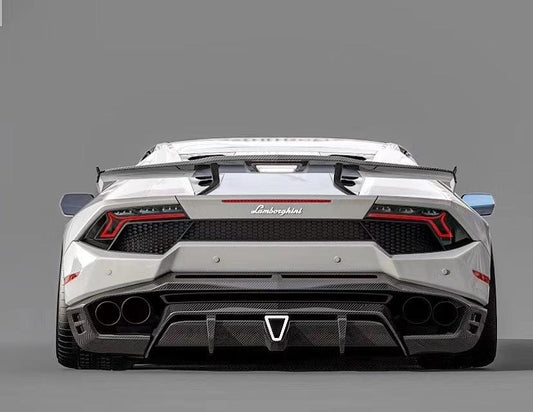 Aero Republic SD Style Carbon Fiber Rear Bumper & Diffuser For Lamborghini Huracan LP580 LP610 - Performance SpeedShop