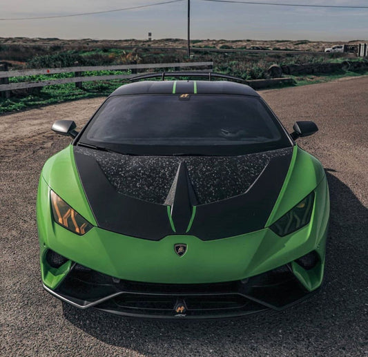 Aero Republic Ten Style Carbon Fiber Hood For Lamborghini Huracan LP580 LP610 - Performance SpeedShop