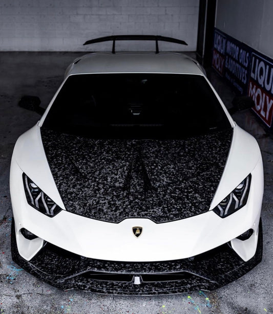 Aero Republic Ten Style Carbon Fiber Hood For Lamborghini Huracan LP580 LP610 - Performance SpeedShop