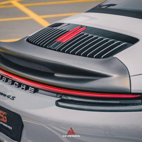 Armorextend AE Design Carbon Fiber Ducktail Spoiler for Porsche 992 Convertible Carrera & 4 & S & 4S - Performance SpeedShop