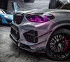 BMW X3M X3MC F97 Pre-LCI 2019-2021X4M X4MC F98 Pre-LCI 2019-2021 with Aftermarket Parts - AE V1 style Carbon Fiber Front Canards from ArmorExtend