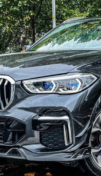 BMW X5 G05 M50i & X/S Drive 40i (With M-Package) Pre-LCI 2019 2020 2021 with Aftermarket Parts - AE Style Front Canards Carbon Fiber from ArmorExtend