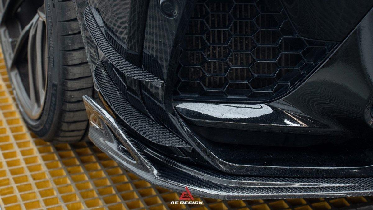 BMW X6M X6MC F96 Aftermarket Parts - Armorextend Front Canards Carbon ...