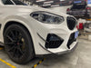 BMW X3M X3MC F97 Pre-LCI 2019-2021 X4M X4MC F98 Pre-LCI 2019-2021 with Aftermarket Parts - AE V2 Style Carbon Fiber Front Canards from ArmorExtend