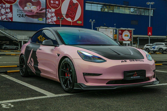 Armorextend AE Design Carbon Fiber Front Lip for Tesla Model 3 / Performance - Performance SpeedShop