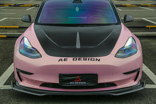 Armorextend AE Design Carbon Fiber Front Lip for Tesla Model 3 / Performance - Performance SpeedShop