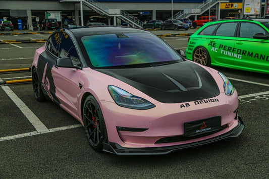 Armorextend AE Design Carbon Fiber Front Lip for Tesla Model 3 / Performance - Performance SpeedShop