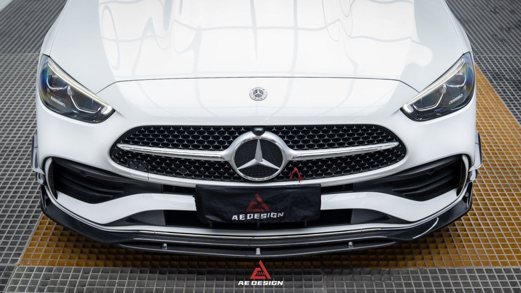 ArmorExtend "AE Design" Carbon Fiber FRONT LIP for W206 C300 with AMG Package Sedan - Performance SpeedShop