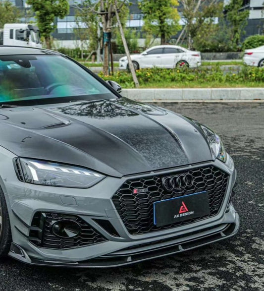 Armorextend AE Design Carbon Fiber Front Lip Splitter for Audi RS5 B9.5 2020-ON - Performance SpeedShop