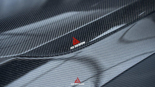 BMW M3 G80 G81 & M4 G82 G83 2021 2022 2023 2024 with Aftermarket Parts - AE Style Hood Carbon Fiber from ArmorExtend